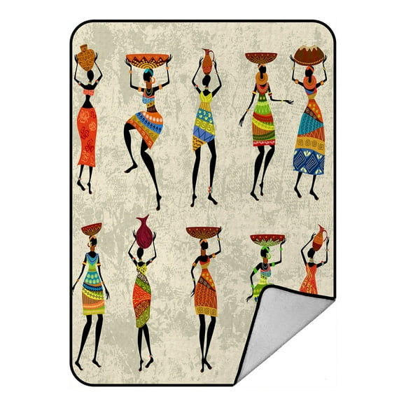 Ambesonne African Soft Flannel Fleece Throw Blanket Cozy Plush for Indoor and Outdoor Use Multicolor 50 x 70 Young Women in Native Costumes Carnival Festival Theme Dance Moves Print Ambesonne African Soft Flannel Fleece Throw Blanket Cozy Plush for Indoor and Outdoor Use Multicolor 50 x 70 Young Women in Native Costumes Carnival Festival Theme Dance Moves Print